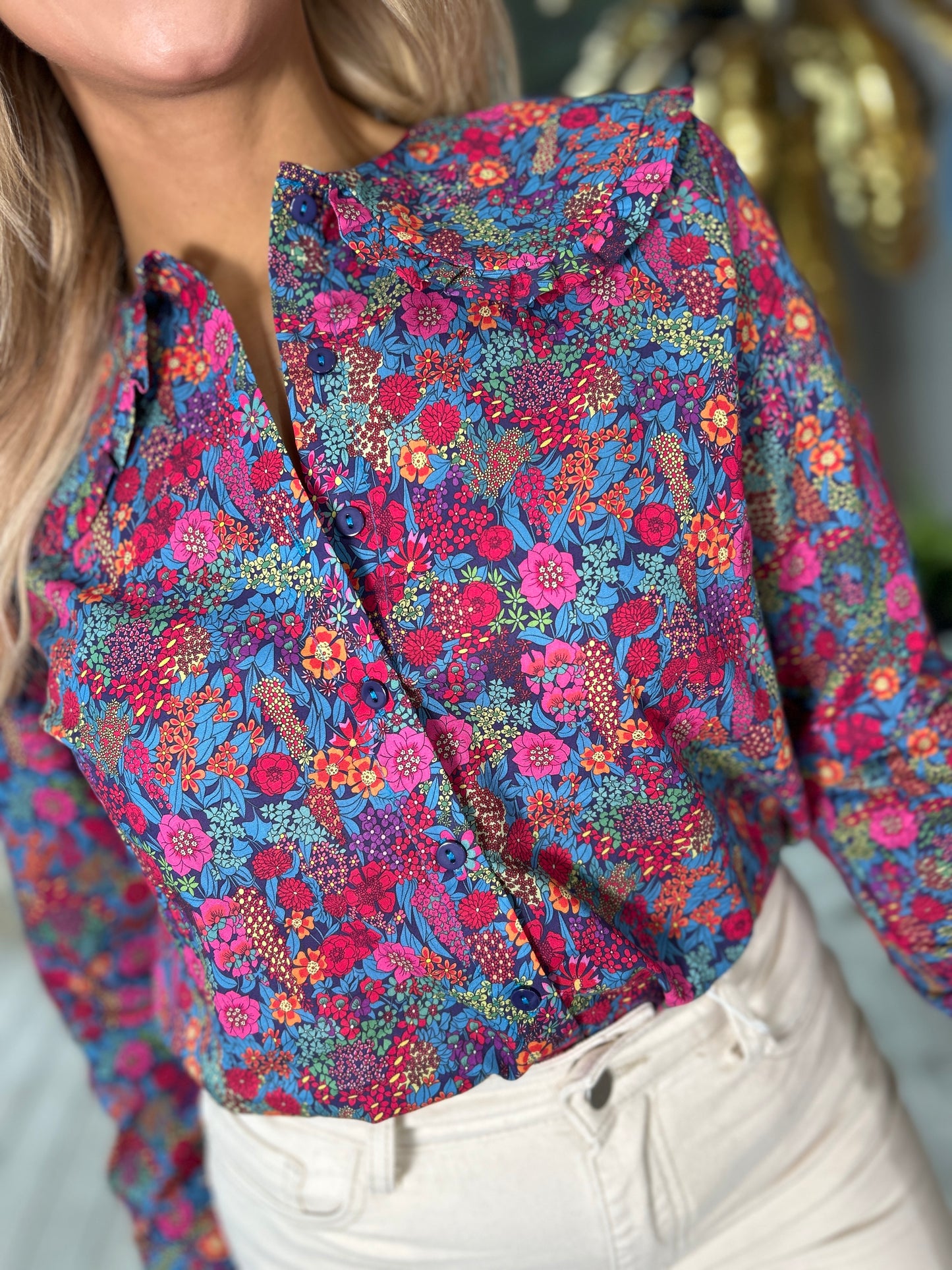 Poppy Print Shirt