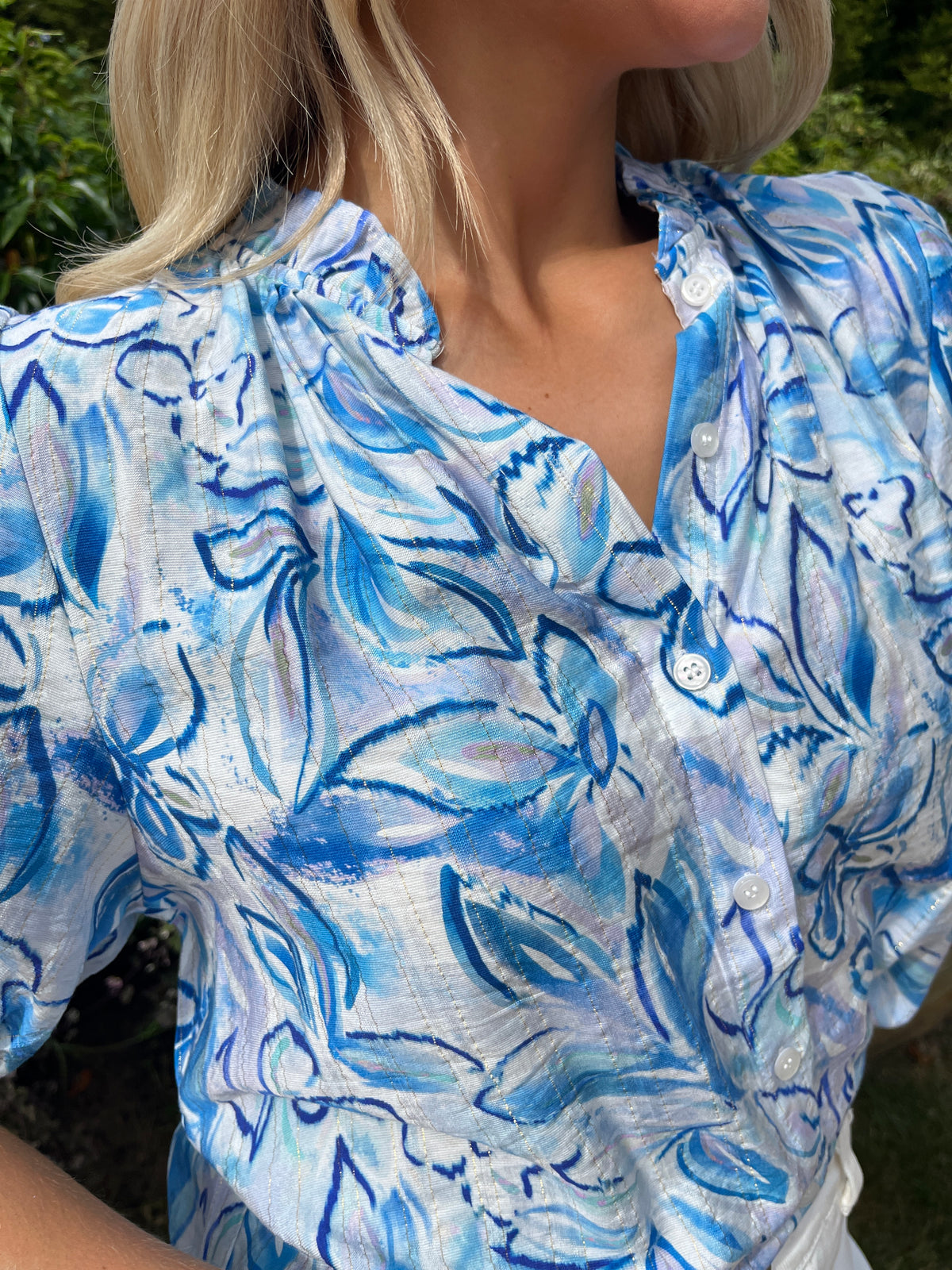 Dixie Blue Blouse