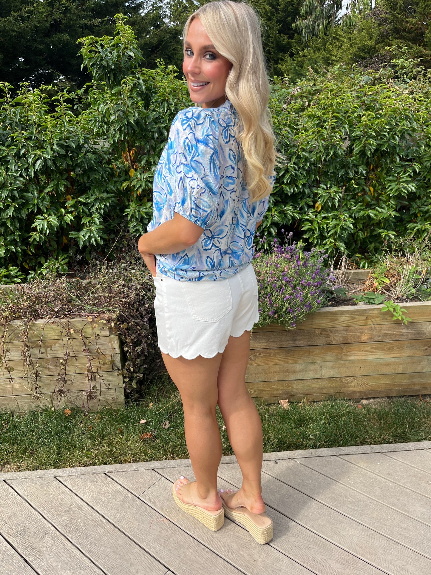 Dixie Blue Blouse