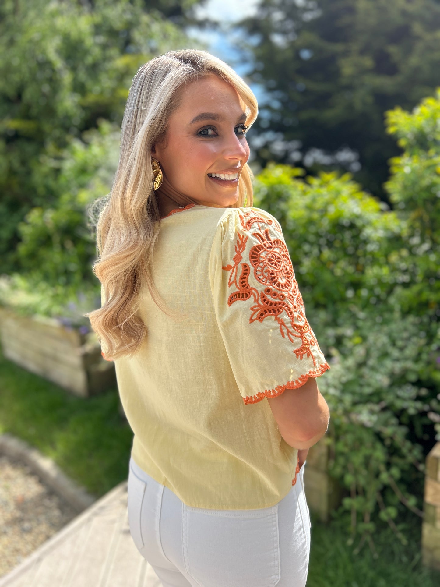Mila Blouse Yellow