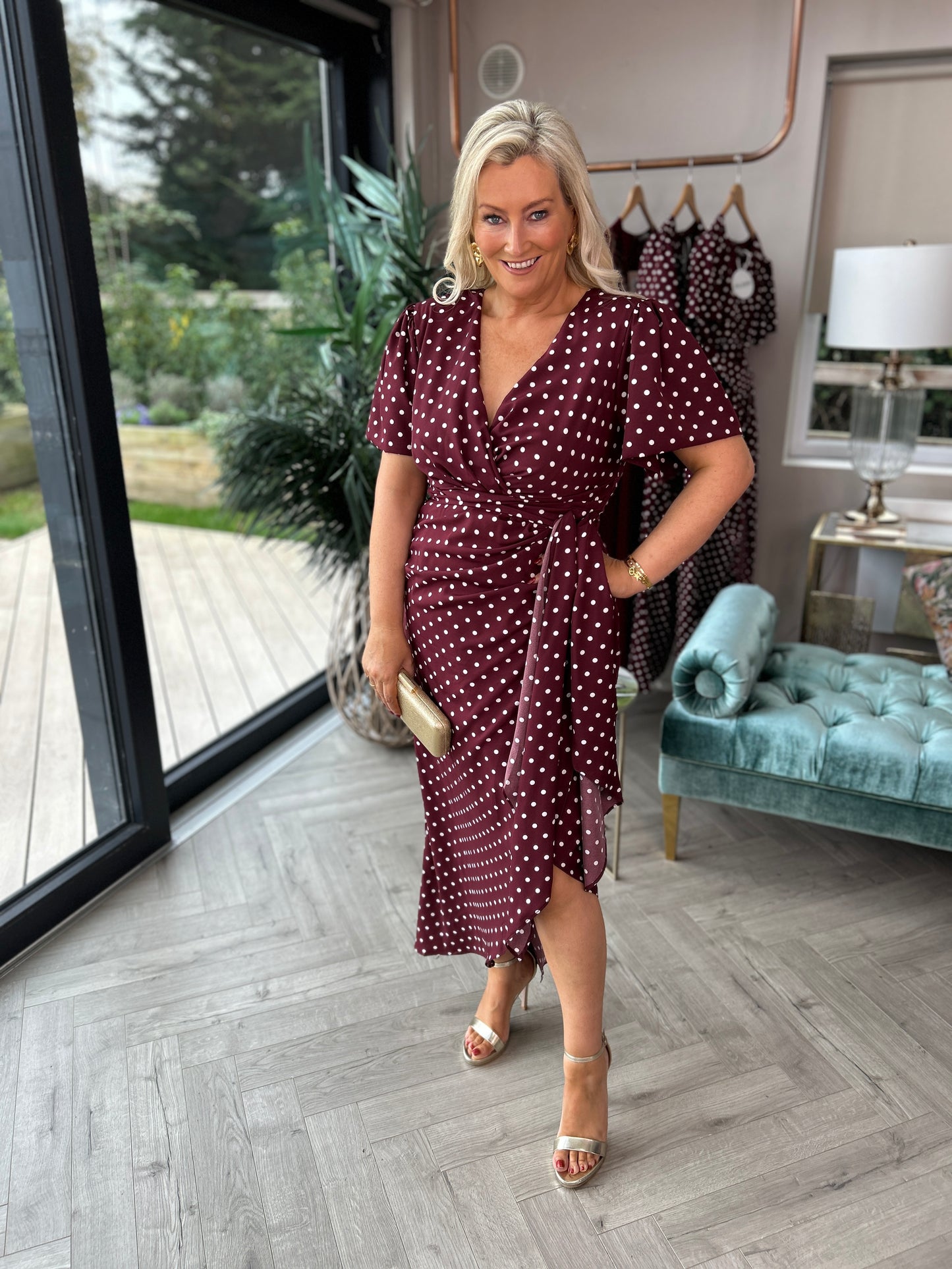 Drew Berry Spot Dress