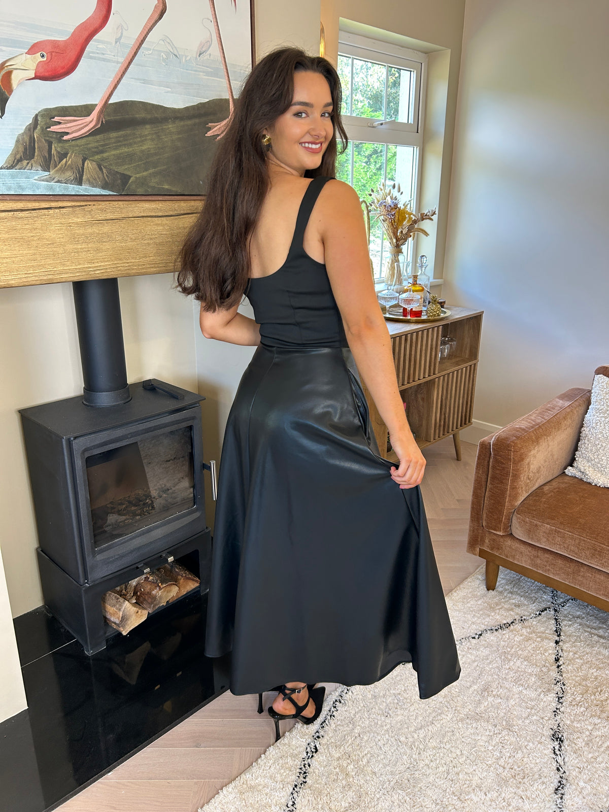 Hazel Black Dress