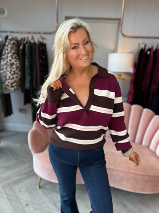 Kelly Jumper Burgundy