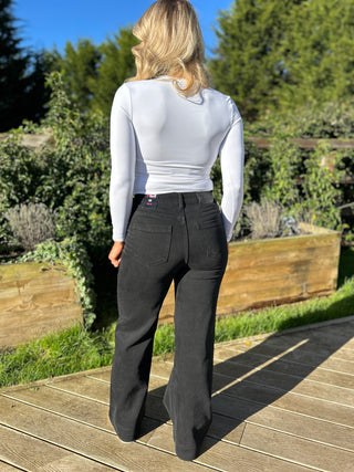 Nola Wide Leg Jean (Short)