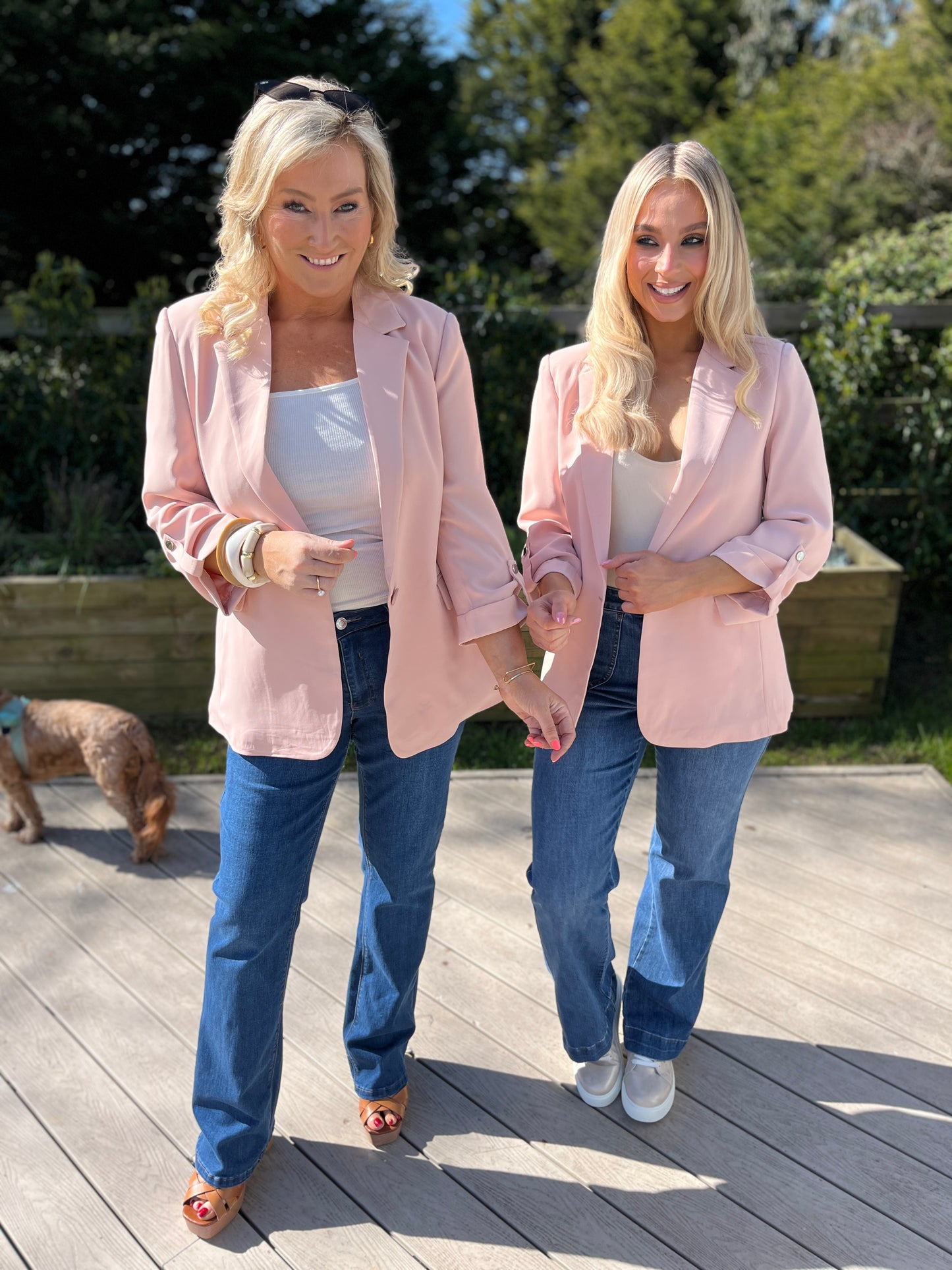 Harper Blazer Rose