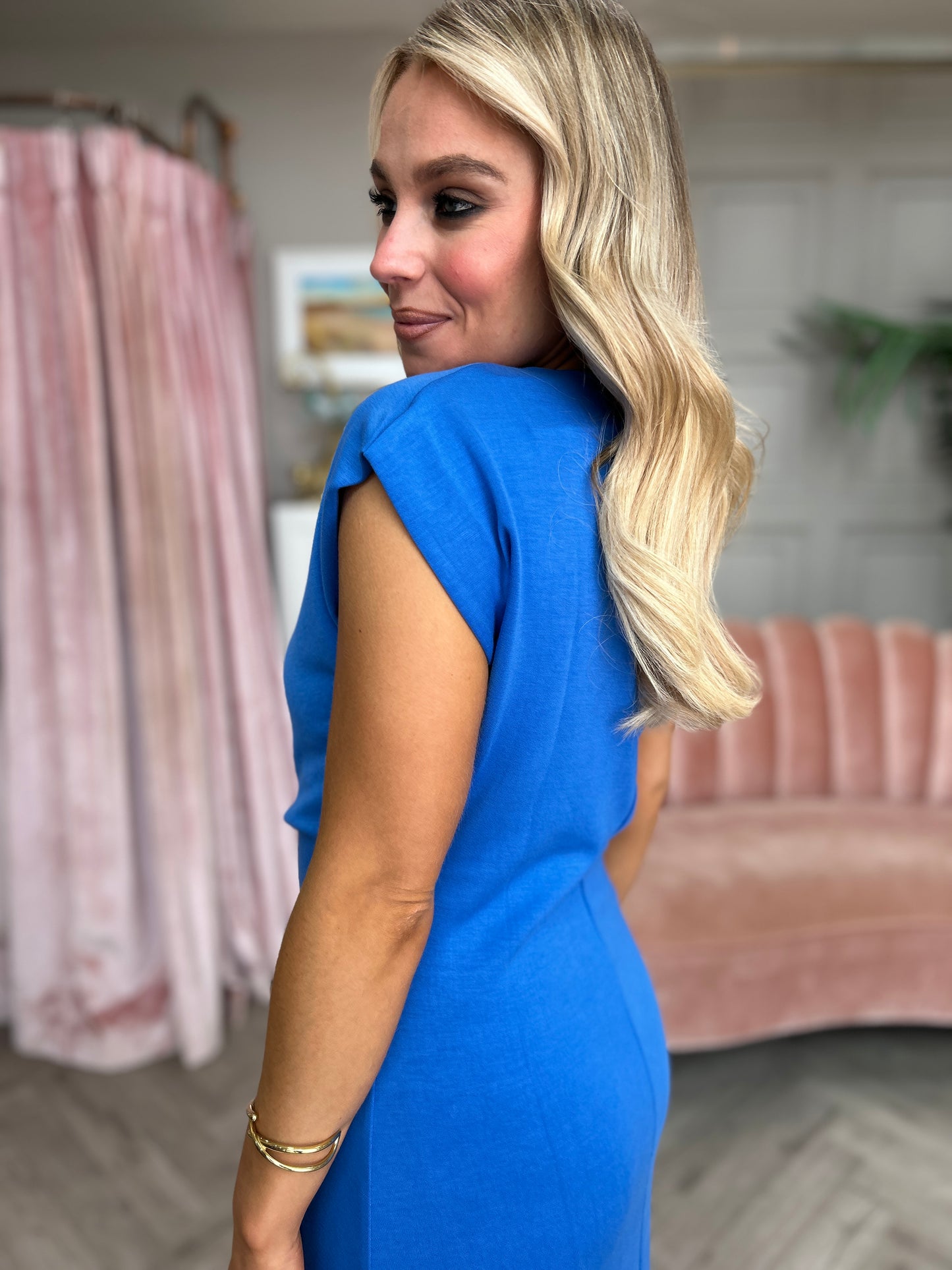 Anya Dress Cobalt Blue