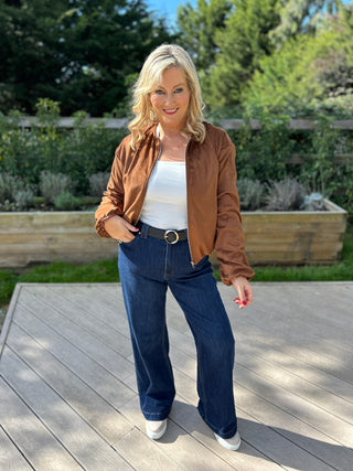 Sherry Wide Leg Jean (Short)