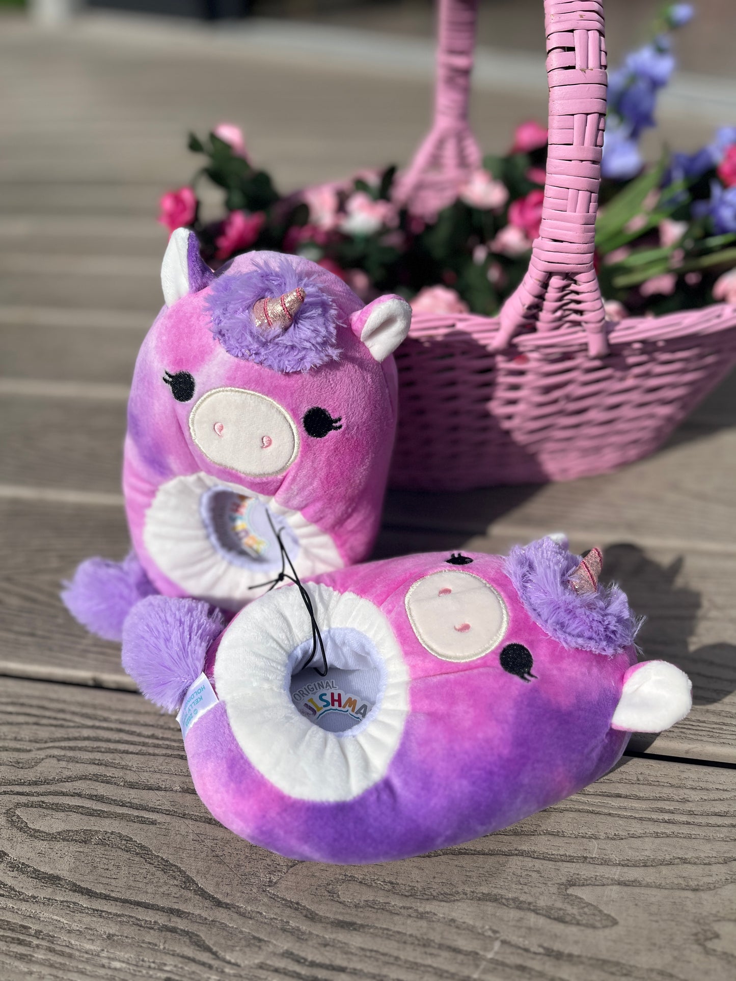 Squishmallow Lola Unicorn Slippers