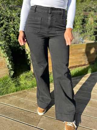 Nola Wide Leg Jean (Short)