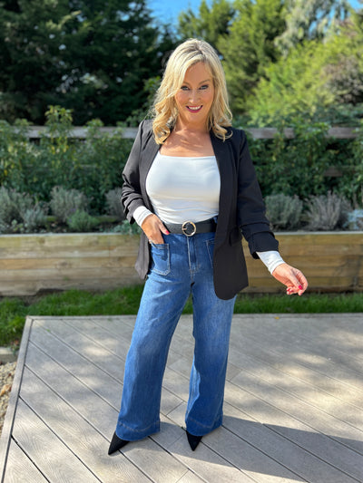 Cristal Wide Leg Jean ( Regular)