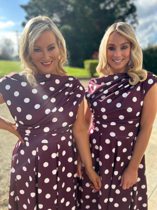 Betty Skater Dress Berry Spot