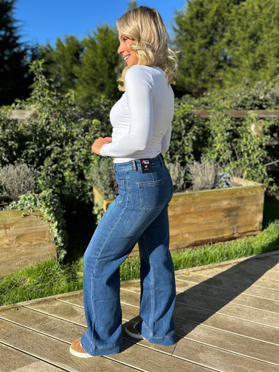 Cristal Wide Leg Jean ( Regular)