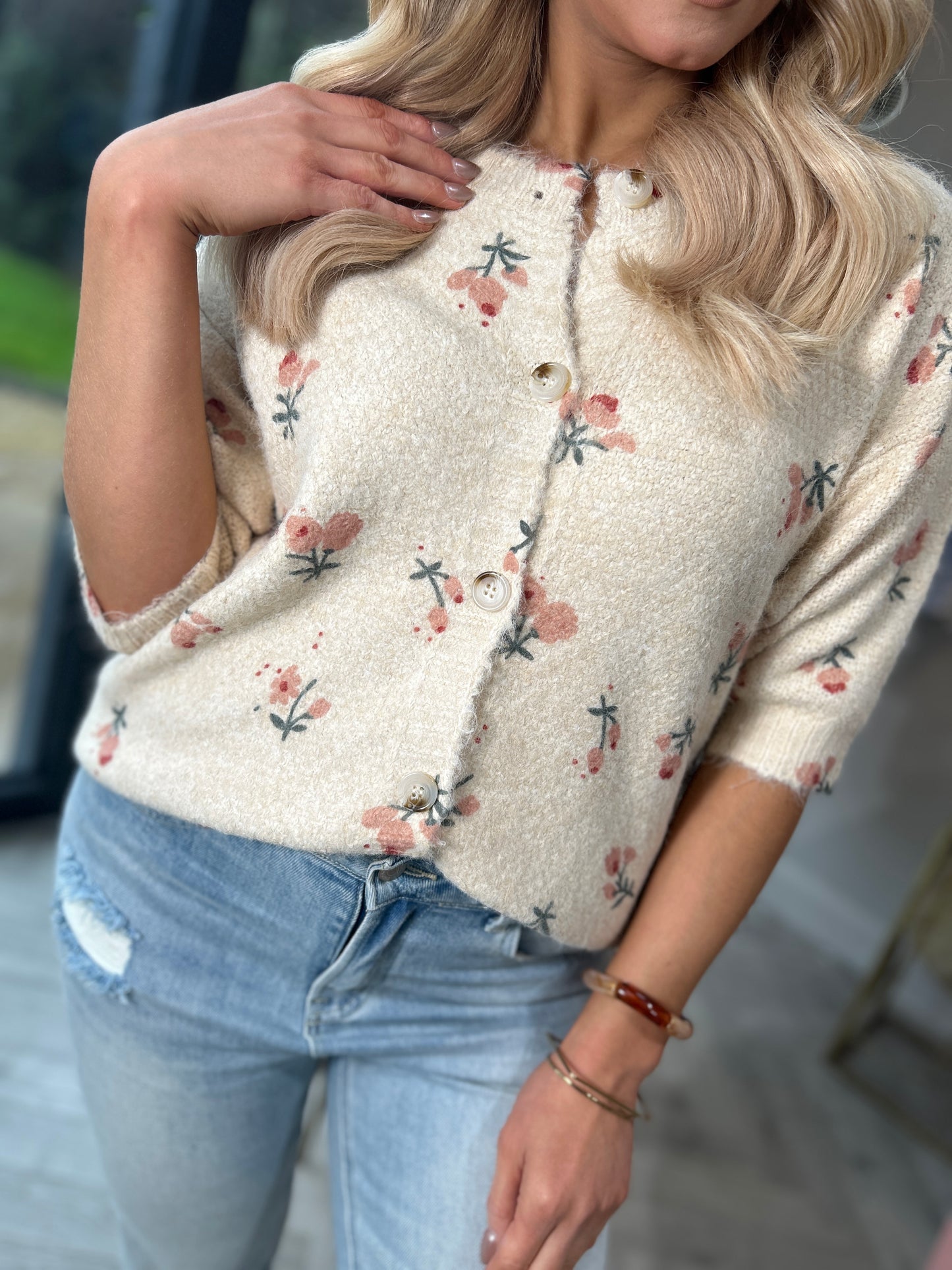 Amy Floral Print Cardi