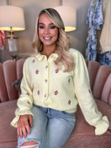 Aria Yellow Cardigan