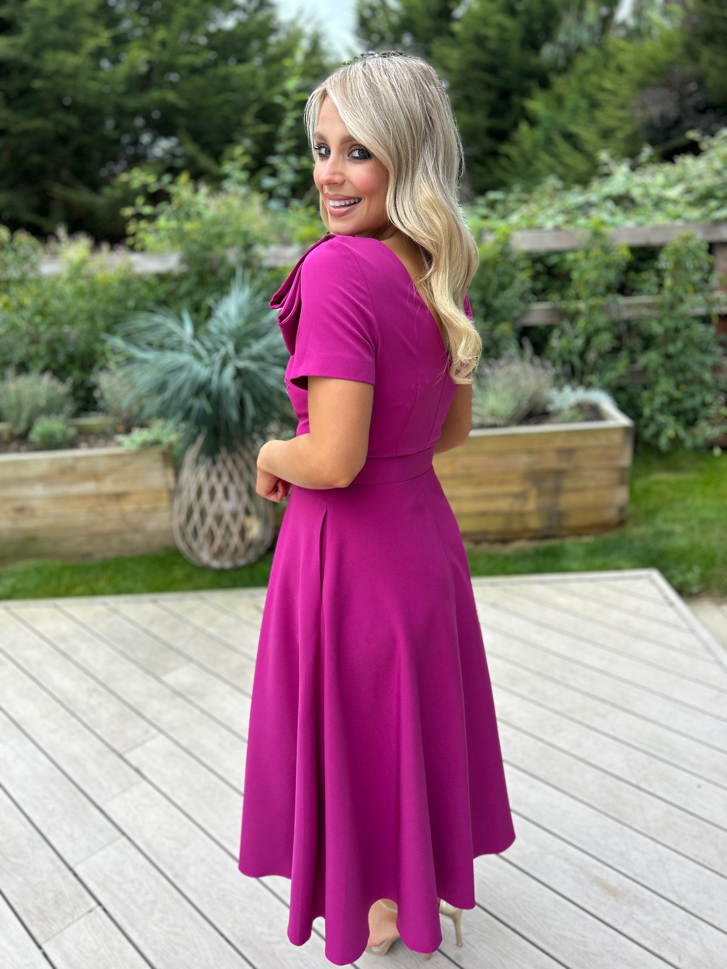 Francesca Dress Plum