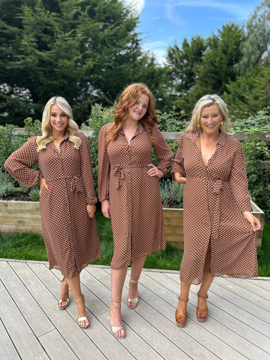 Kaya Polka Dot Dress