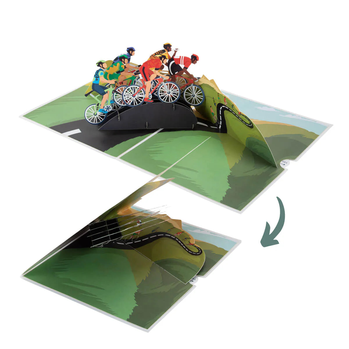 Cycling Pop-up Card