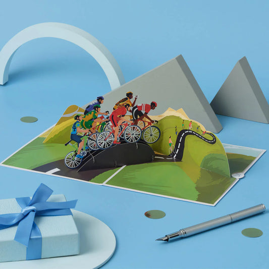 Cycling Pop-up Card