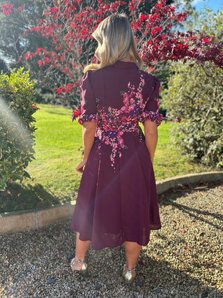 Holland Dress Plum