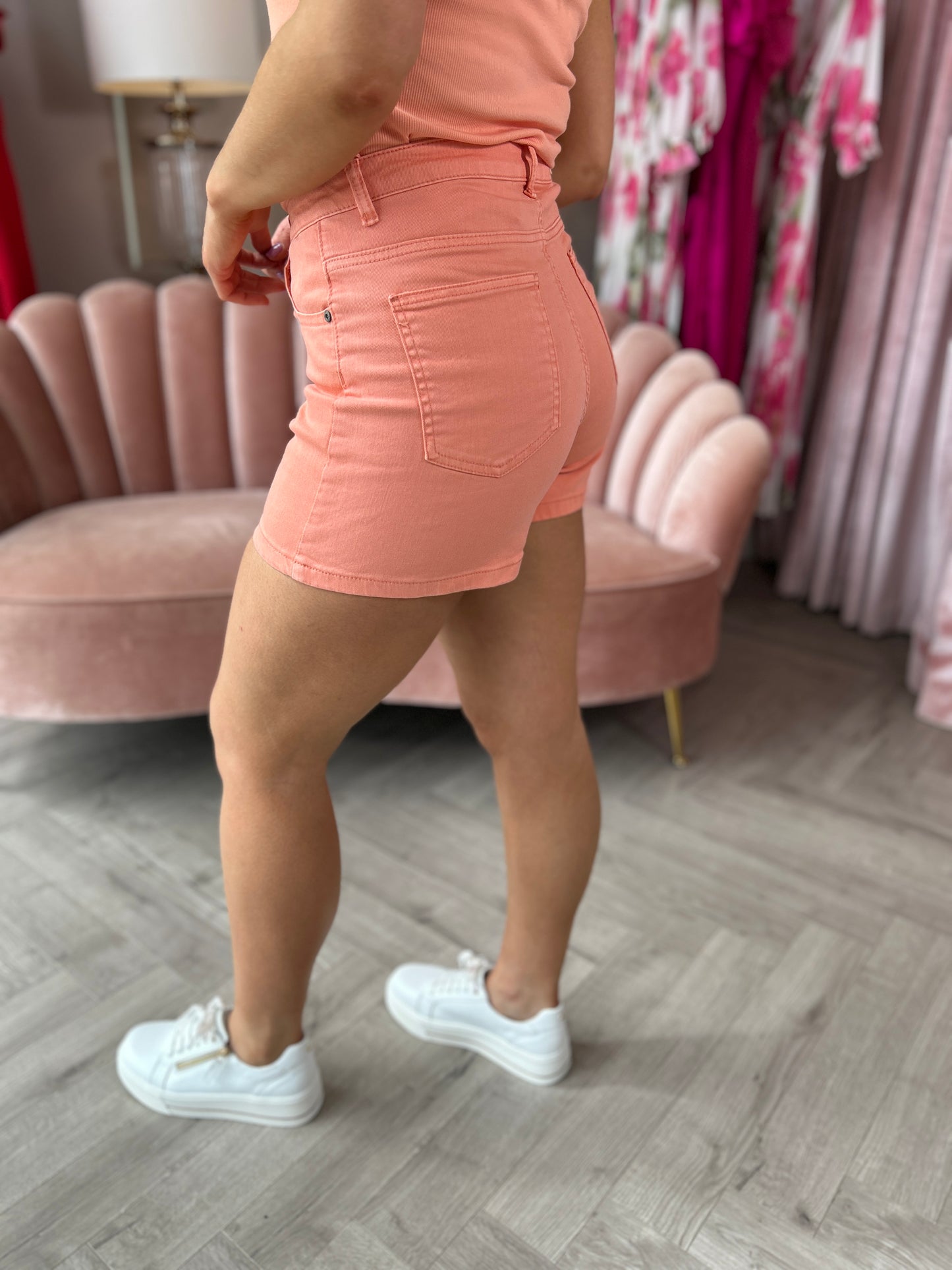 Keshia Peach Shorts