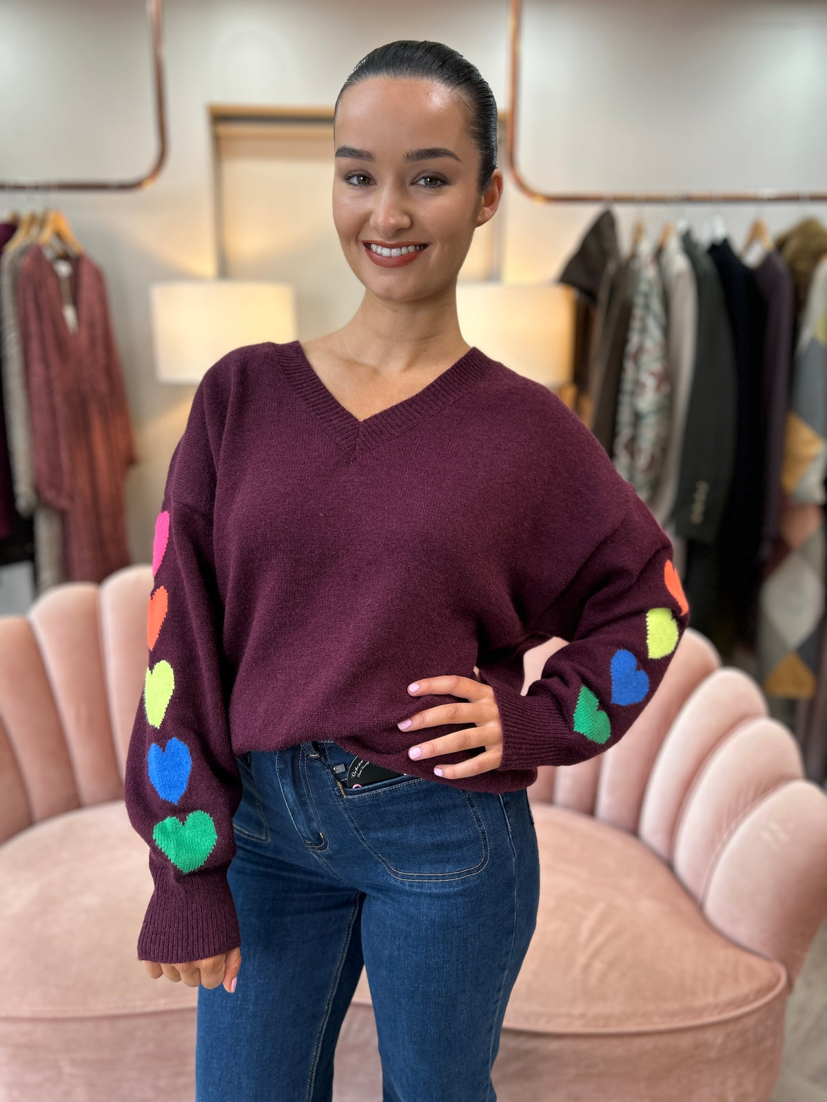 Nadine  Heart Jumper
