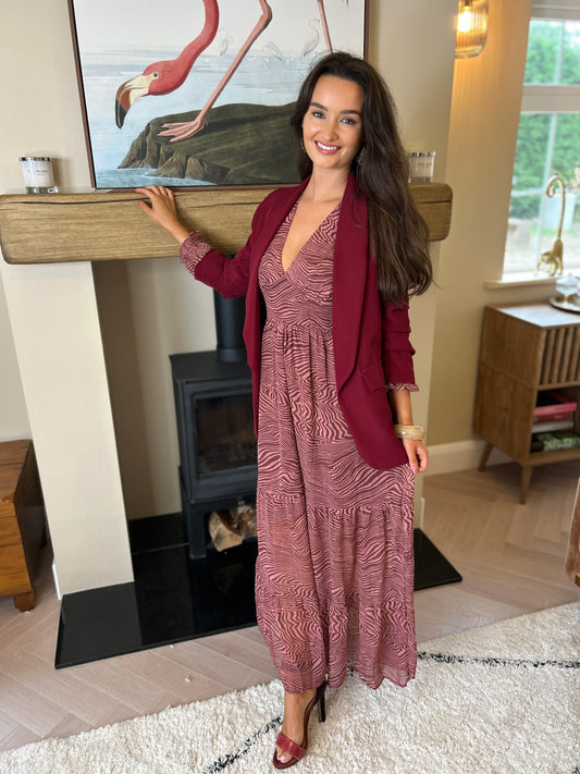Willow Dress Bordeaux