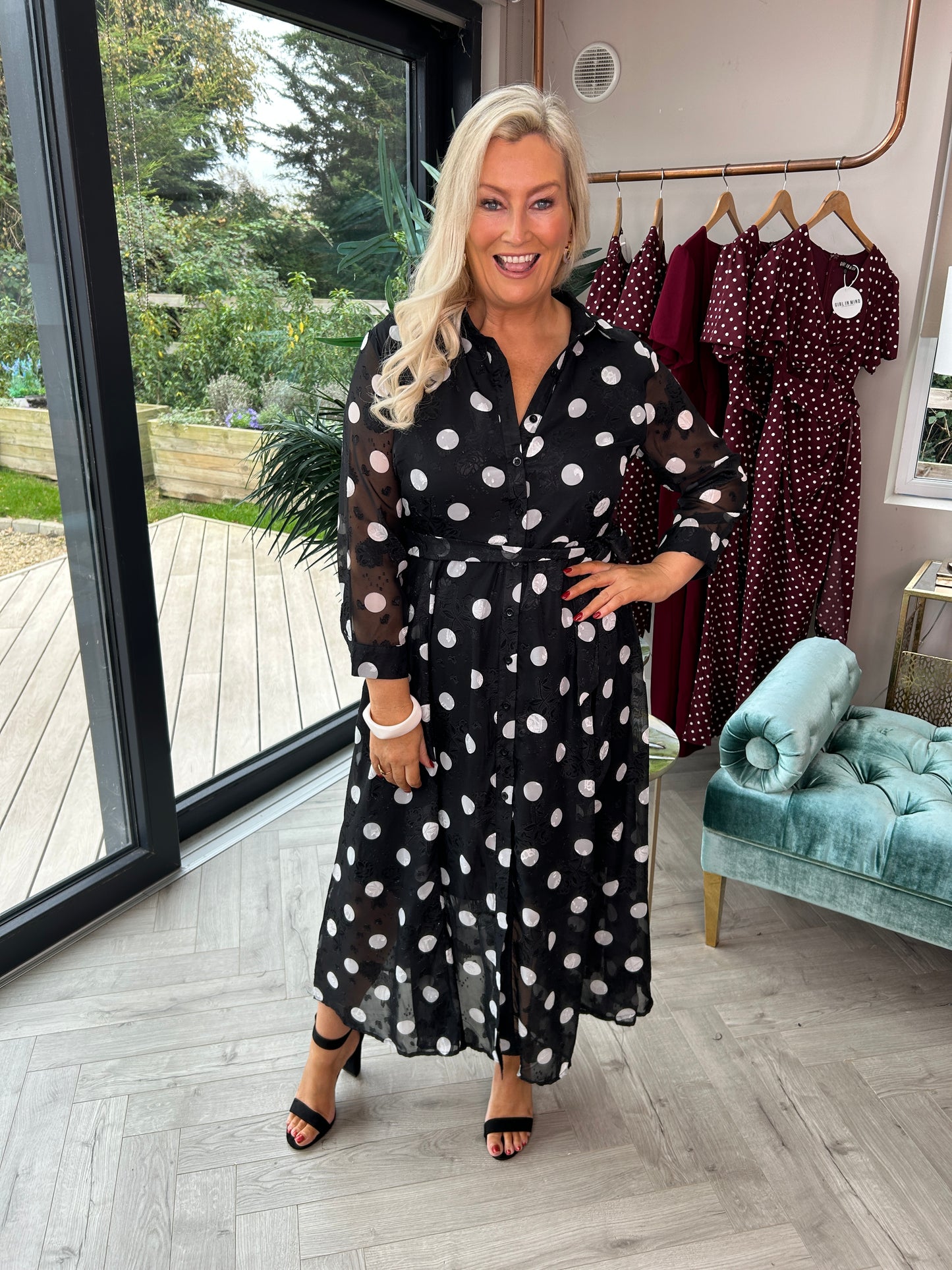 Angela Polka Dot Dress