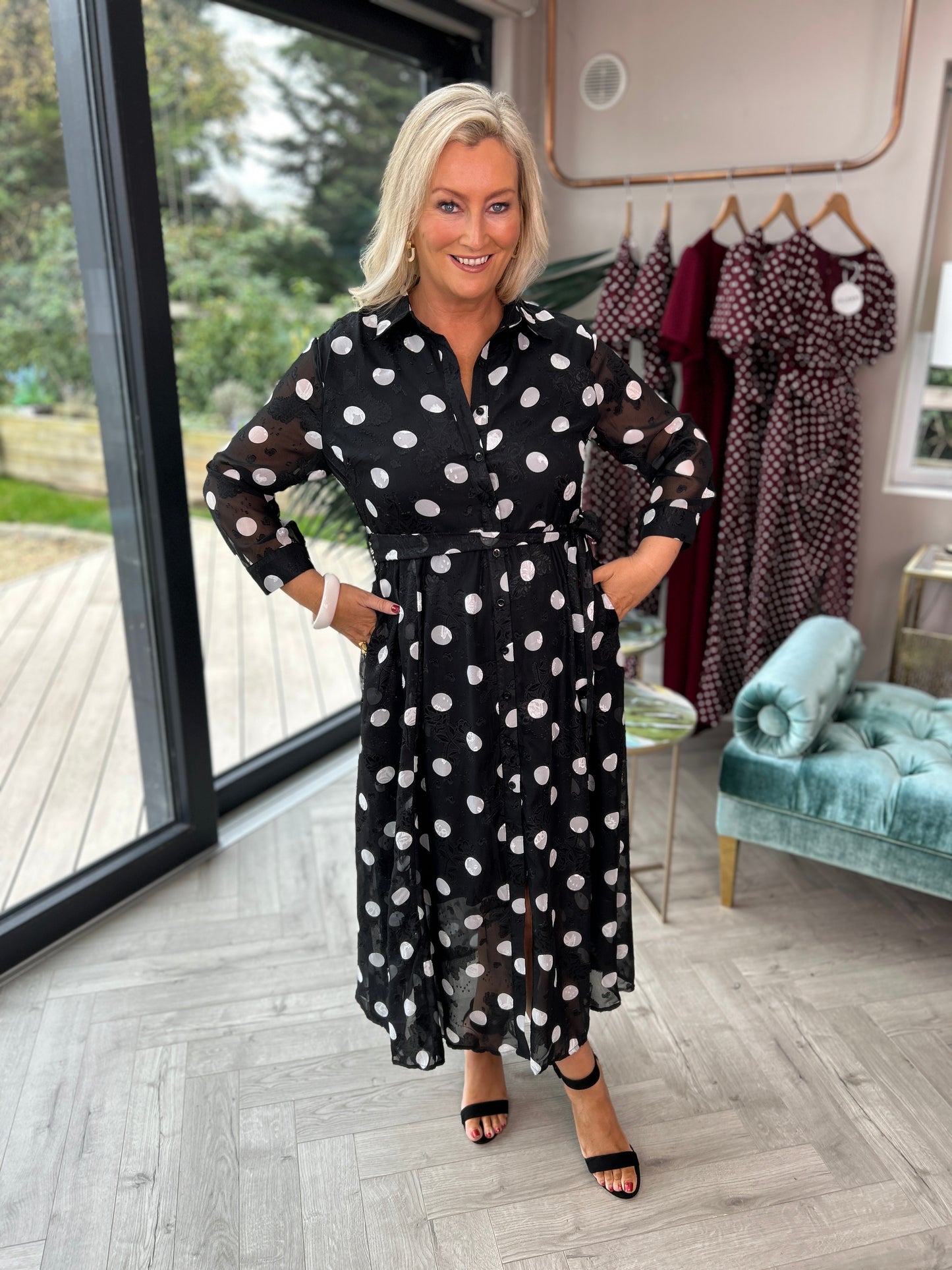 Angela Polka Dot Dress