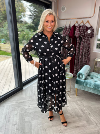Angela Polka Dot Dress