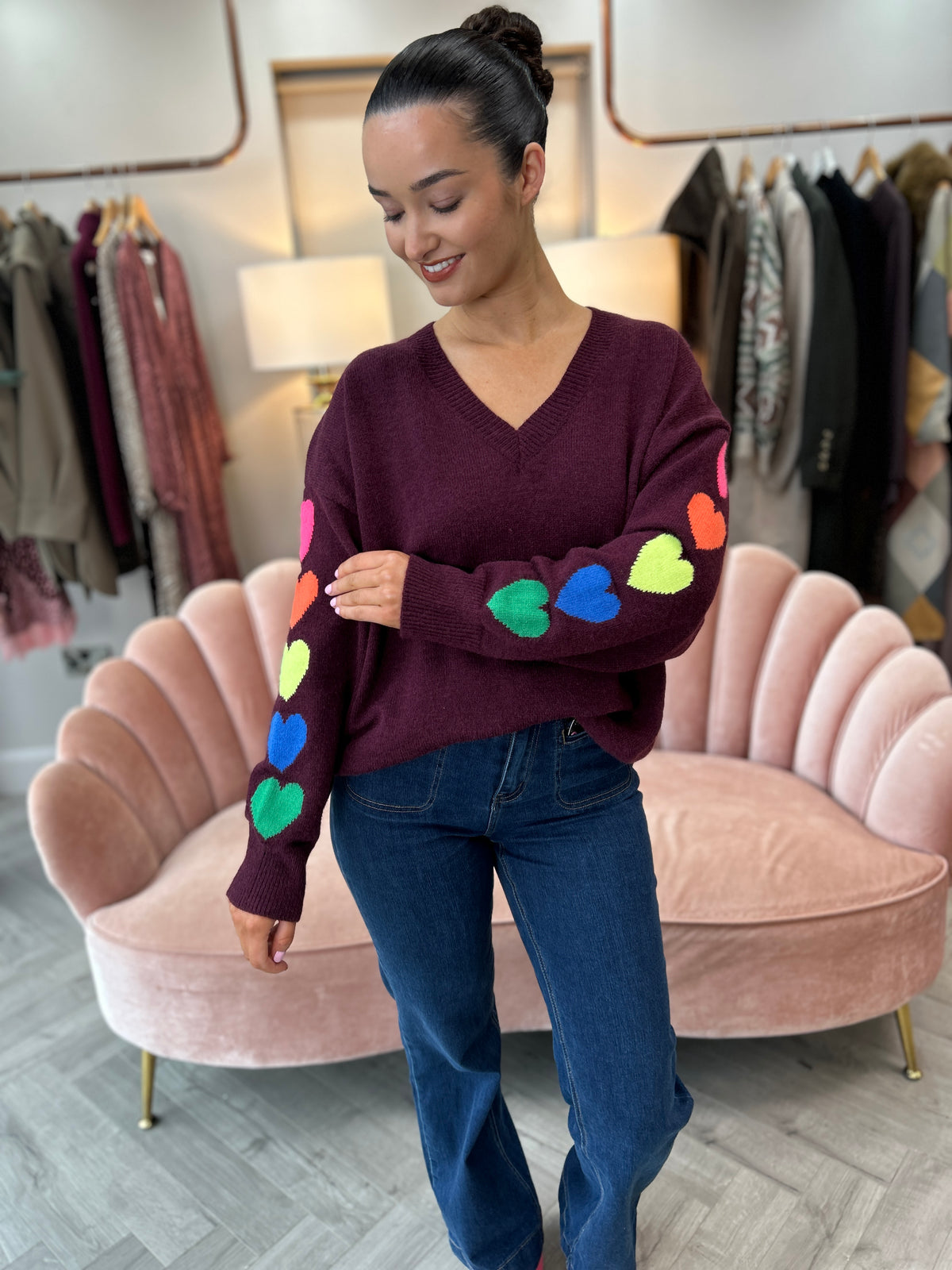 Nadine  Heart Jumper