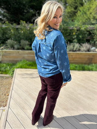 Alexia Denim Star Shirt