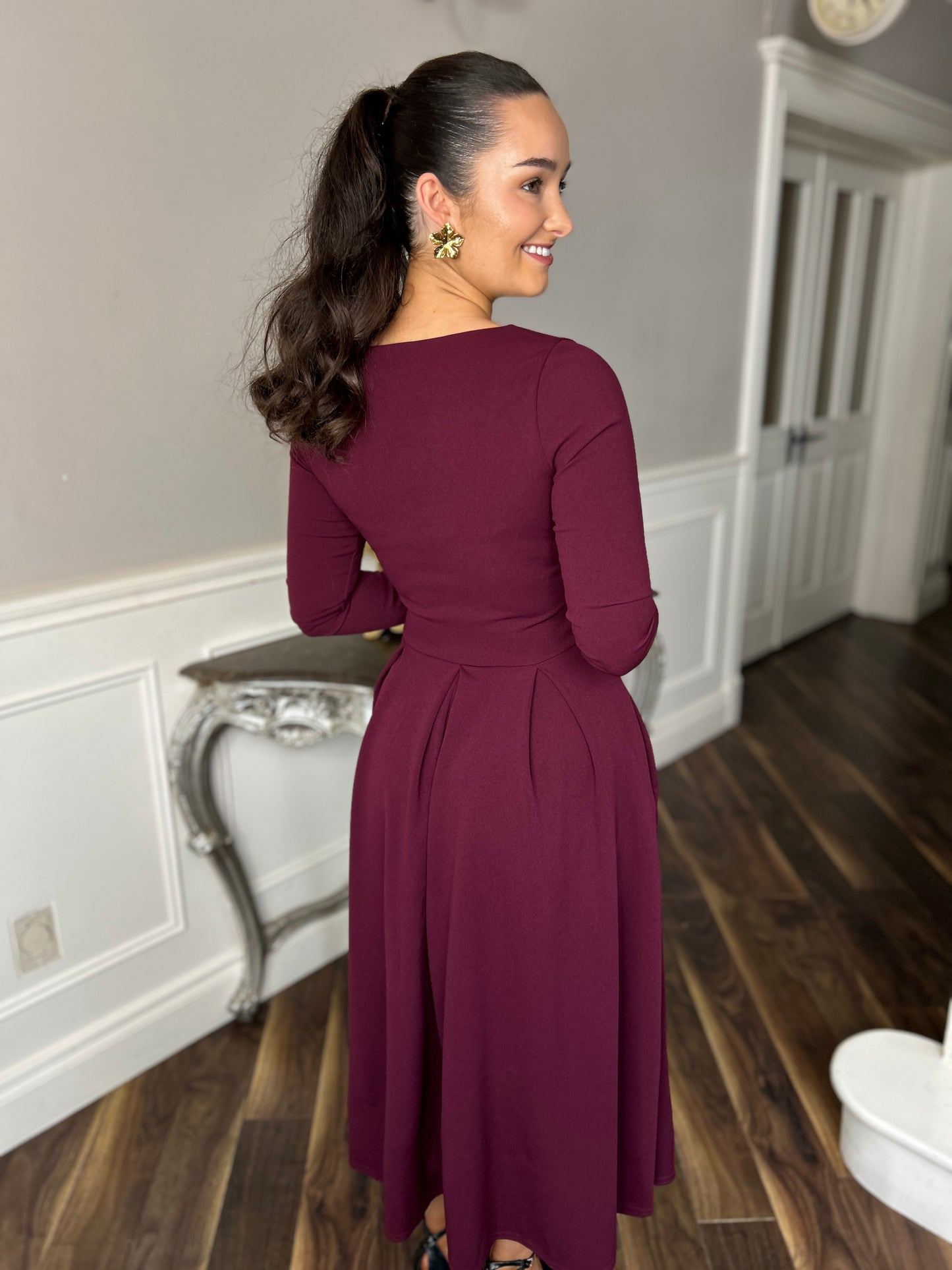 Evie Dress Plum
