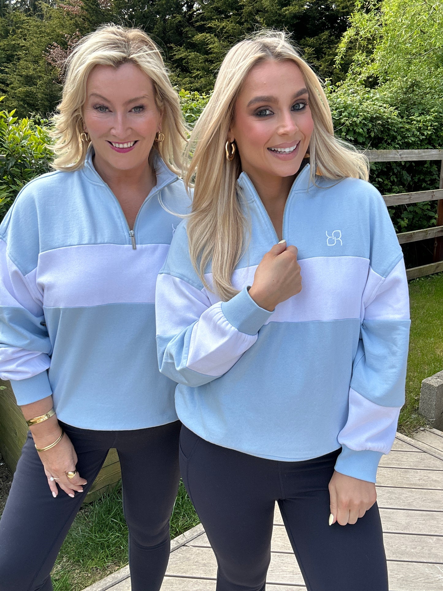 Eudora Half Zip Sky