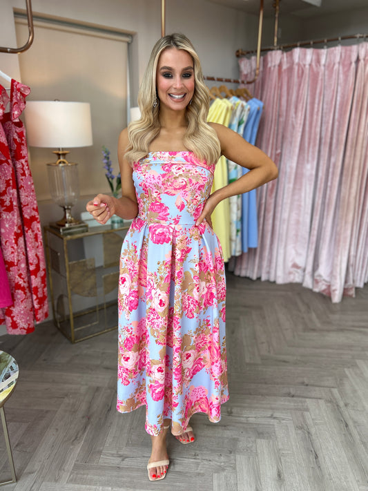 Danni Midi Dress Floral