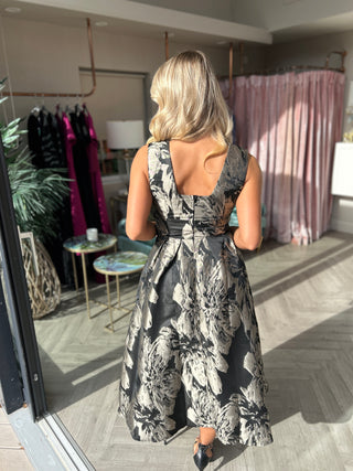 Jesinia Jacquard Midi Dress