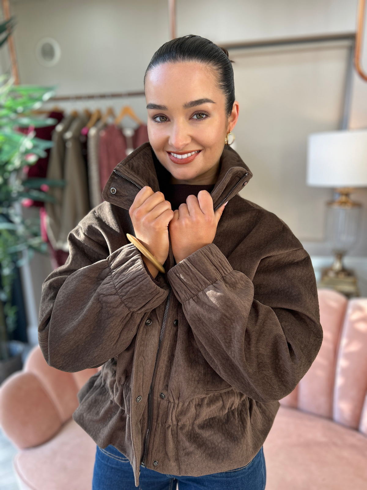 Amy Jacket Brown