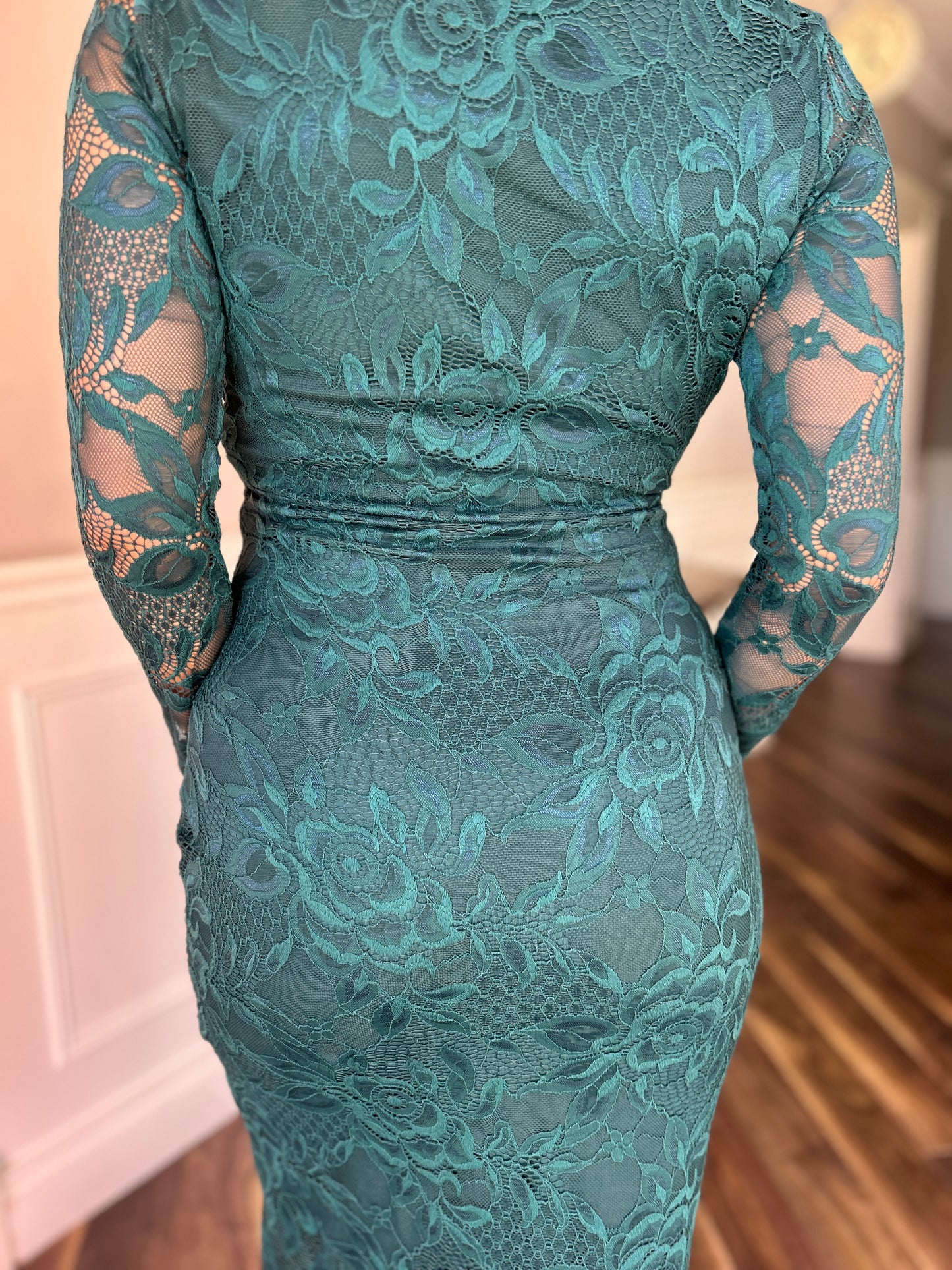Remington Lace Dress Green