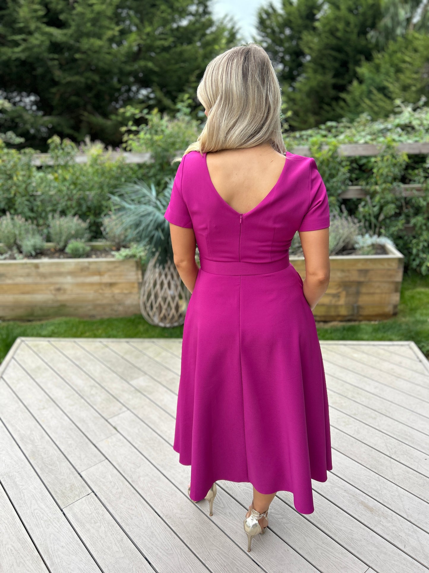 Francesca Dress Plum