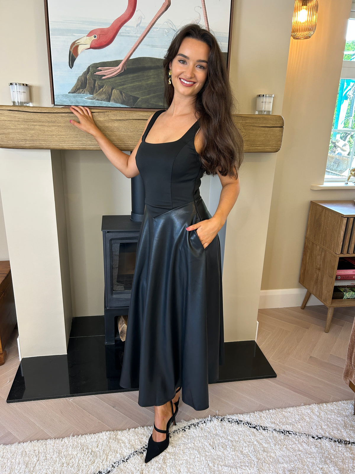 Hazel Black Dress