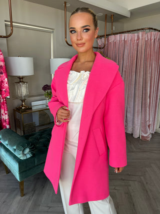 Nicola Pink Coat