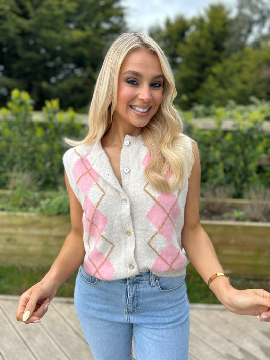 Juniper Cream Sleeveless Cardi