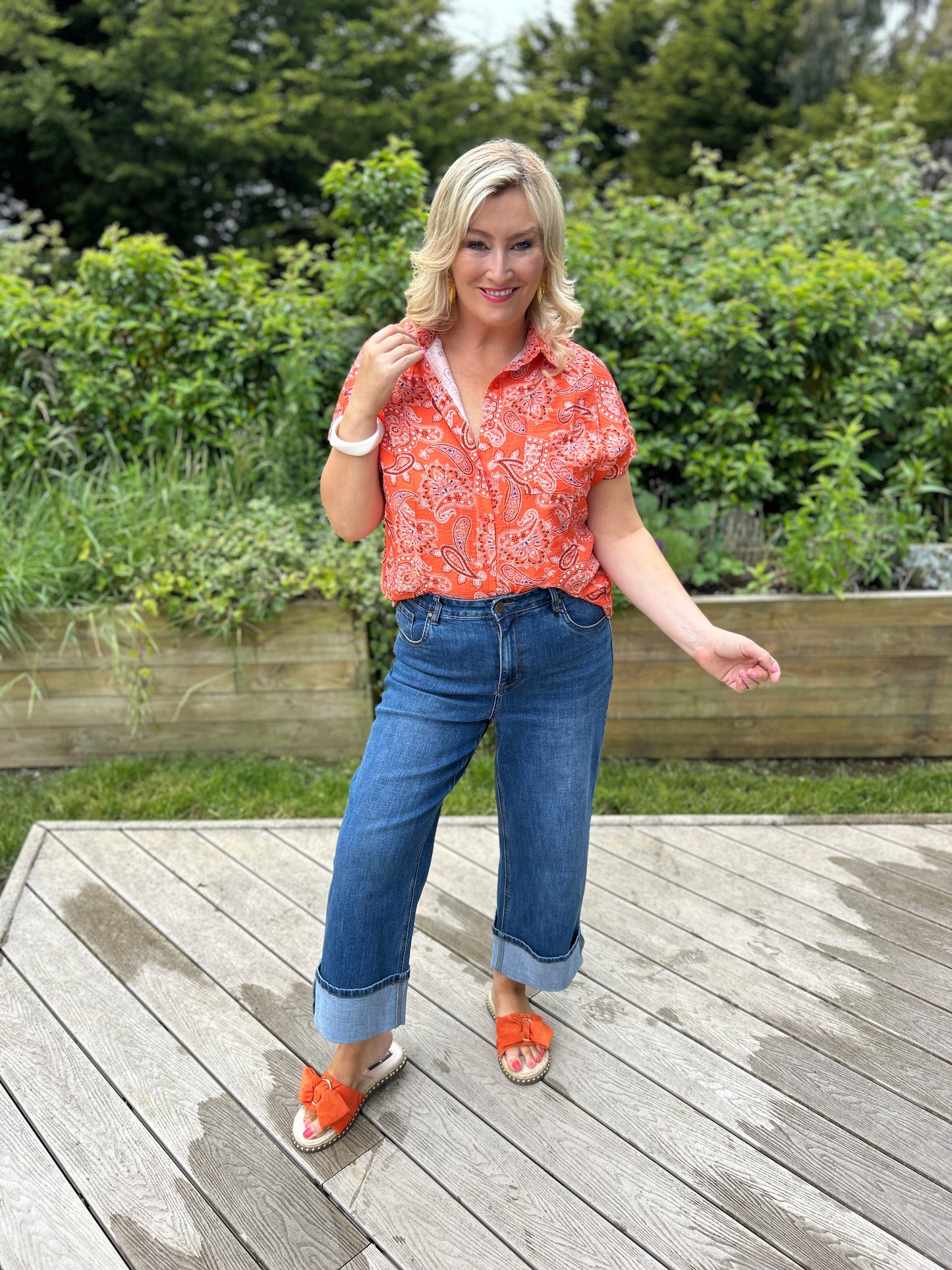 Ruthie Top Orange