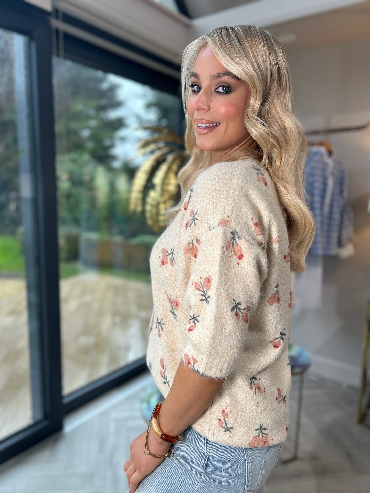 Amy Floral Print Cardi