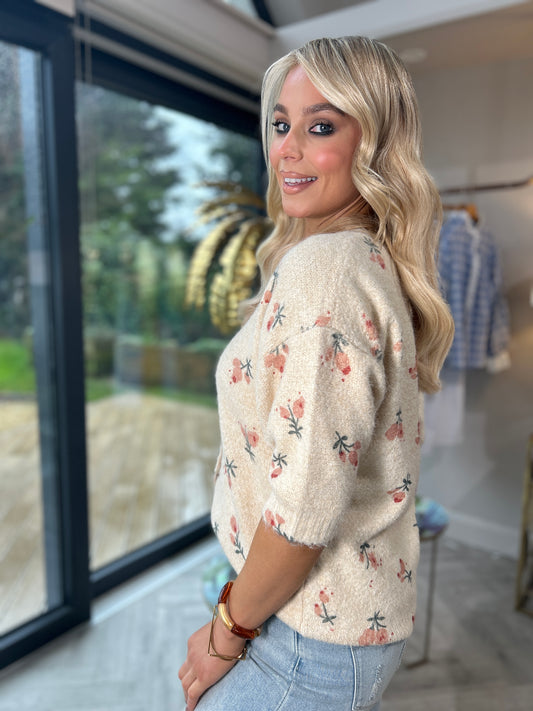 Amy Floral Print Cardi