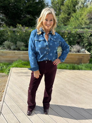 Alexia Denim Star Shirt