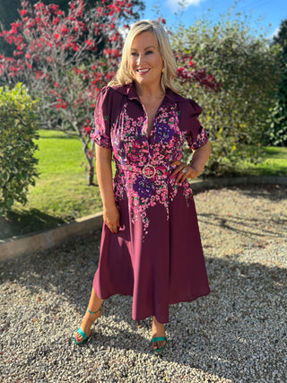 Holland Dress Plum