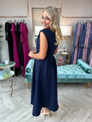 Betty Skater Dress Navy