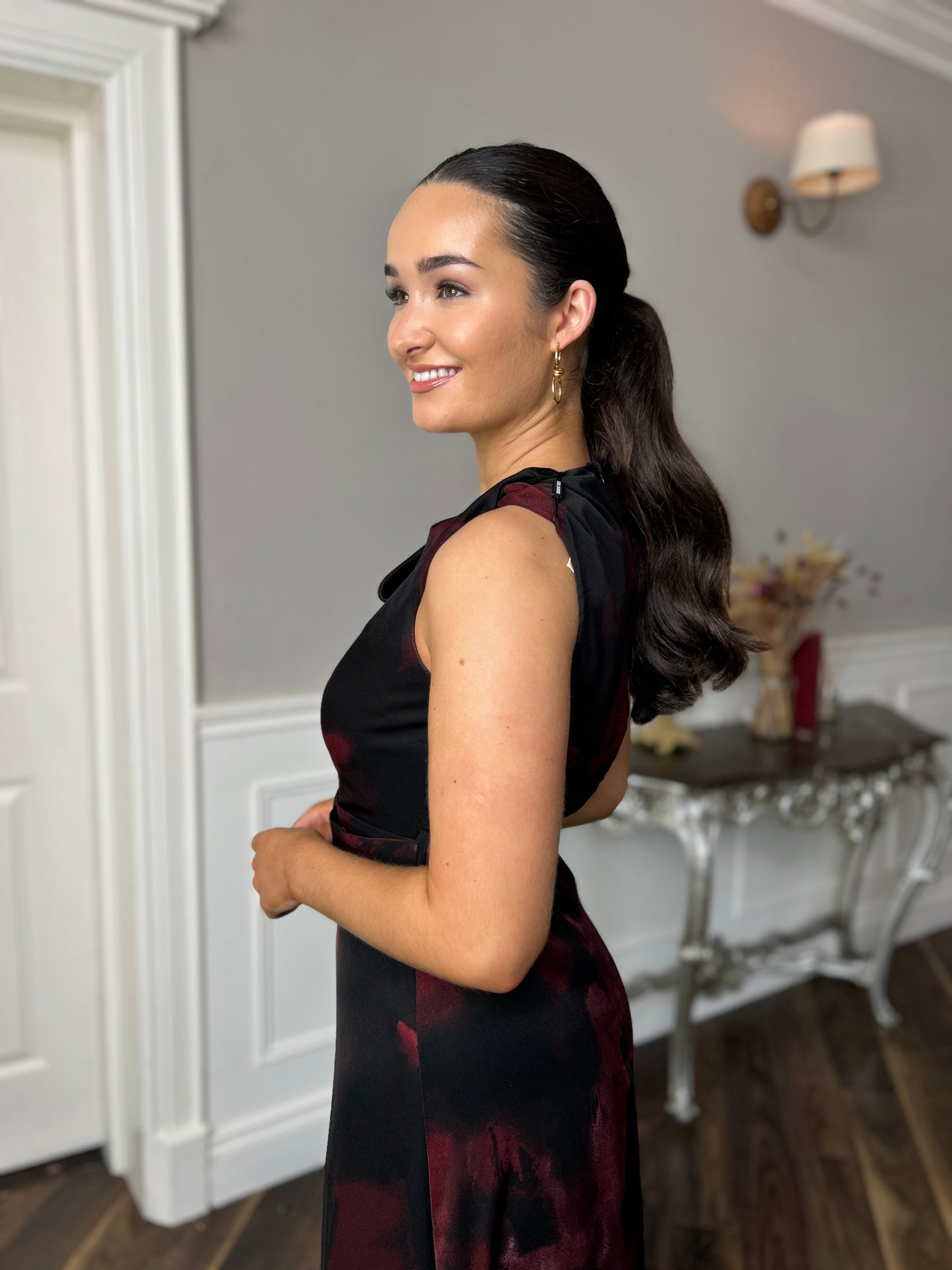 Leilani Midi Dress Black