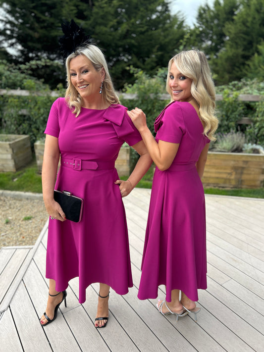 Francesca Dress Plum