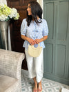 Blaine Daisy Blouse Blue